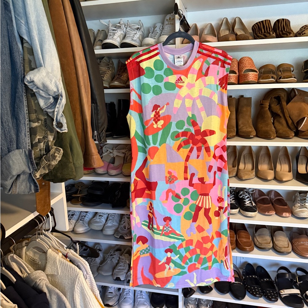 NWT Farm Rio x Adidas Training Dress L | Colorful & Rare Collab